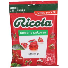 Ricola Pastilles contre la toux Cerise Herbes sans sucre