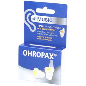 OHROPAX® Music - Bouchons d'oreille - Idéal pour les concerts et les festivals