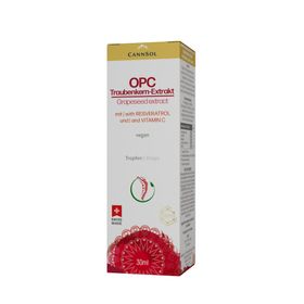 CANNSOL Extrait de pépins de raisin OPC avec resveratrol et vitamine C