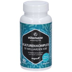 Vitamaze Complexe de cultures avec 20 cultures bactériennes + inuline + zinc