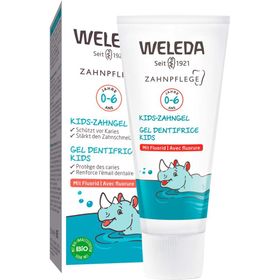 Weleda Kids-Zahngel mit Fluorid, Kinder 0-6 Jahre, Schützt vor Karies, stärkt den Zahnschmelz