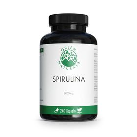Green Naturals Spirulina 2000 mg Kapseln
