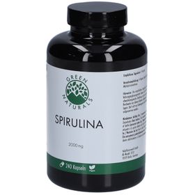 Green Naturals Spirulina 2000 mg Kapseln