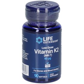 LIFE EXTENSION Low Dose Vitamin K2 MK-7 45 µg