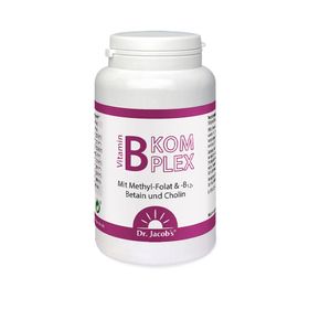 Dr. Jacob's Complexe de vitamines B, B12, méthylfolate (5-MTHF), bétaïne, choline