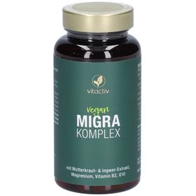 Vitactiv Migra Komplex Kapseln mit Mutterkraut, Ingwer, Magnesium, Q10