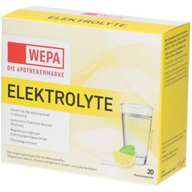 WEPA Électrolytes en poudre Citron en sachets