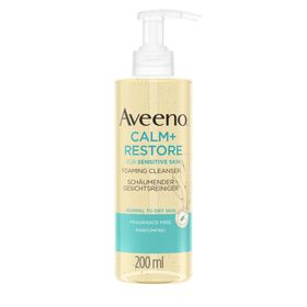 Aveeno Calm+ Restore Gel nettoyant apaisant sans parfum - soins pour peaux sensibles