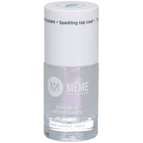 MEME® Top Coat étincelant au silicium - Effet gel à l'éclat nacré