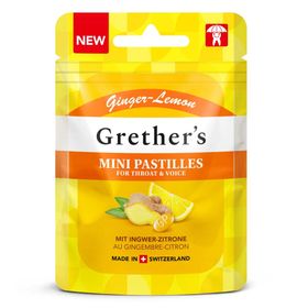 Grether's Pastilles sans sucre Gingembre-Citron