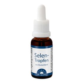 Dr. Jacob's Gouttes de sélénium, 55 mcg, sélénite de sodium, 360 gouttes, végan