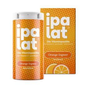 ipalat® Die Vitaminpastille Orange-Ingwer