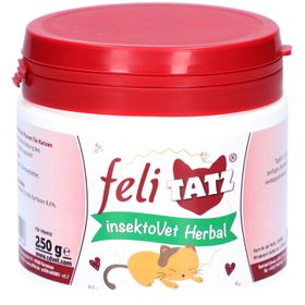 feliTATZ insektoVet Herbal poudre pour chats, 250 g