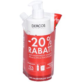 DERCOS Vital Shampooing Anti-Chute de Cheveux + Recharge