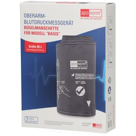 aponorm® Bügelmanschette für Oberarm-Blutdruckmessgerät Modell "Basis"- Größe M-L