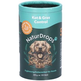 NaturDrops Excréments et herbe Control - Réduit les comportements alimentaires non naturels