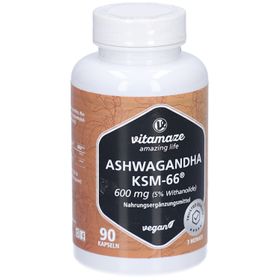 vitamaze amazing life ASHWAGANDHA KSM-66® 600 mg (5% Withanolide)