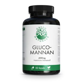 GREEN NATURALS® Glucomannan aus Konjakwurzelextrakt - 4000 mg - vegan