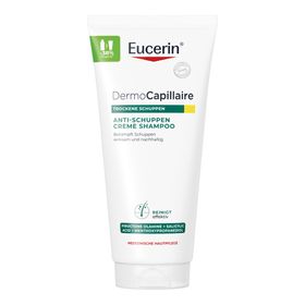 Eucerin® DermoCapillaire Anti-Schuppen Creme Shampoo – Anti-Schuppen Creme-Shampoo gegen trockene Schuppen, 200 ml