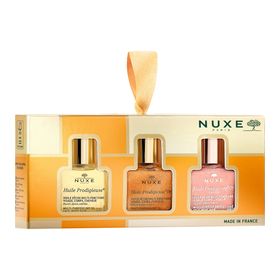 NUXE Weihnachts-Geschenkset Huile Prodigieuse® Die ikonischen Drei
