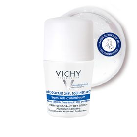 Déodorant 24H actif anti-odeur d'origine naturelle toucher sec - Roll-on