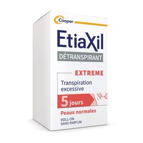 ETIAXIL - Déodorant Détranspirant - Traitement Transpiration Excessive - Aisselles - EXTREME - Peaux Normales