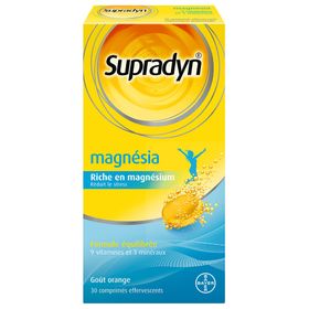 Supradyn Magnesia Vitamines et Minéraux aide à réduire le stress