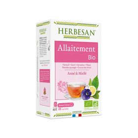 HERBESAN INFUSION BIO ALLAITEMENT N° 7 - Mélange de plantes pour tisane, infusette.  - bt