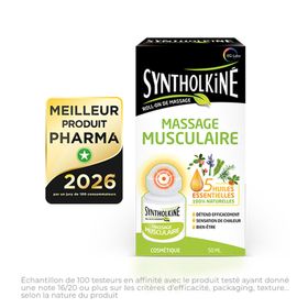 SyntholKiné Roll-On pour massage musculaire contre les tensions - Roll on de 50ml