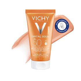 Capital Soleil BB émulsion toucher sec teintée SPF50 Tube 50ml