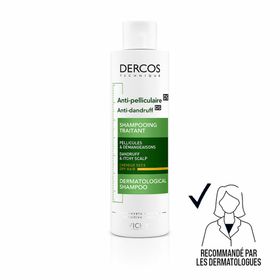 VICHY Dercos Technique Antipelliculaire DS Shampooing traitant pellicules & démangeaisons cheveux secs