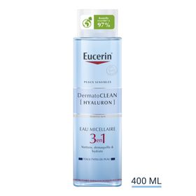 Eucerin DermatoCLEAN [HYALURON] Eau Micellaire 3 en 1 Peau Sensible