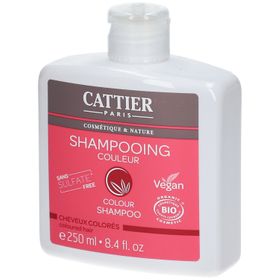 CATTIER Shampooing Couleur - 0% Sulfate Cheuveux Colorés