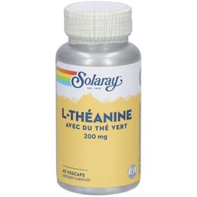 SOLARAY L-Théanine 200 mg avec Thé Vert