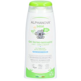 Alphanova Bébé Gel Dermo-Nettoyant 2-en-1