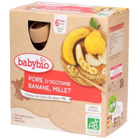 Babybio POIRE D'OCCITANIE BANANE MILLET ab 6 Monate