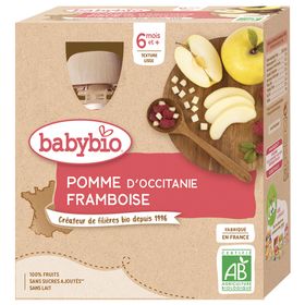 Babybio POMME D'OCCITANIE FRAMBOISE ab 6 Monate