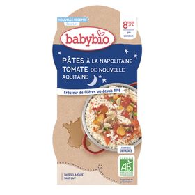 Babybio PASTES À LA NAPOLITAINE TOMATE DE NOUVELLE-AQUITAINE ab 8 Monate