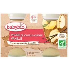 Babybio POMME DE NOUVELLE-AQUITAINE VANILLE ab 4 Monate