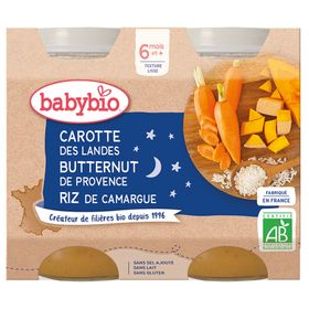 Babybio KAROTTE AUS DEN LÄNDERN KURKGURK & KAMARGENREIS ab 6 Monate