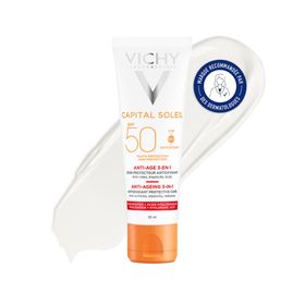 Capital Soleil Anti-âge 3-en-1 SPF50 Tube 50ml