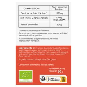 PHYTO-ACTIF Acérola Bio 1000 mg