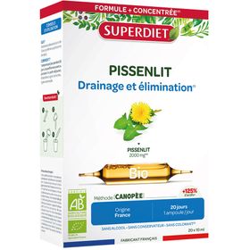 SUPER DIET Pissenlit Ausscheidung Bio Ampulle