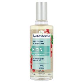 Natessance Huile de Ricin Fortifiante pour Cheveux et Ongles