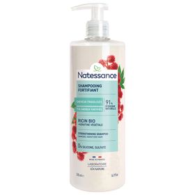 Natessance Shampooing Réparateur Fortifiant à l’Huile de Ricin et Kératine