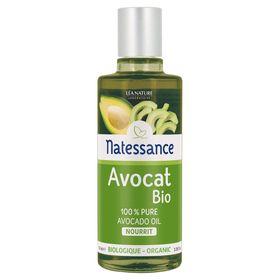 Natessance Huile d’Avocat Bio Vierge 100 % Pure