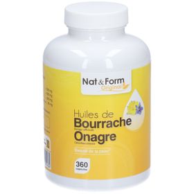 Nat&Form Borretsch-/Nachtkerzenöl in Kapseln