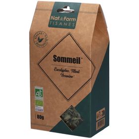 Nat&Form Tisane Sommeil Bio – Einschlafhilfe mit Eukalyptus, Tilleul & Verveine