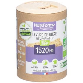 Nat&Form Levure de bière Bio revivifiable