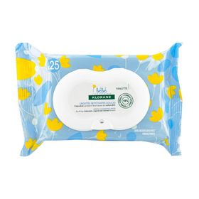 Klorane Bébé Toilette Lingettes Nettoyantes Douces au Calendula Bio